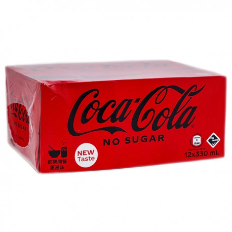 Coca-Cola Soft Drink Zero 330ml 12Cans