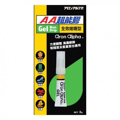 Aron Alpha AA Super Jelly Glue 3g