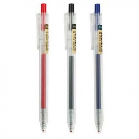 M&G AGP-87901 Retractable Gel Pen 0.5mm Black/Blue/Red