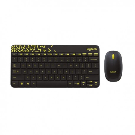 Logitech MK240 Nano Wireless Combo Keyboard and Mouse Black