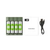 GP B421 Everyday Charger (USB) w/ ReCyko+ 800mAh AAA 4Pcs