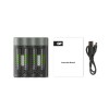 GP M451Recyko Speed Charger (USB) w/ ReCyko+ 2600mAh AAA 4Pcs