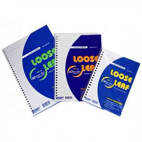 Shuokecrafts Loose Leaf Paper 100 Sheets - 8.5x11 Letter Size 80 GSM Bright White 3-Hole Punched