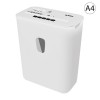 M&G AEQ918K1 Cross-Cut Paper Shredder 4mmx3.8mm 6Sheets