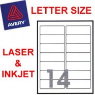 Avery 5662 Mailing Labels 33.9mmnx108mm 700's Clear