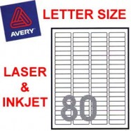 Avery 5267 Mailing Labels 12.7mmx44.5mm 2000's White