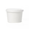 Beybo Plastic Plastic Free Bowl 16oz (500 ml) with Paper Lid 500Sets