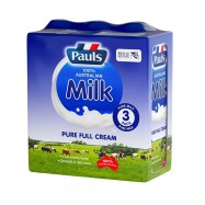 Pauls UHT Full Cream Milk 1Litre 3Packs