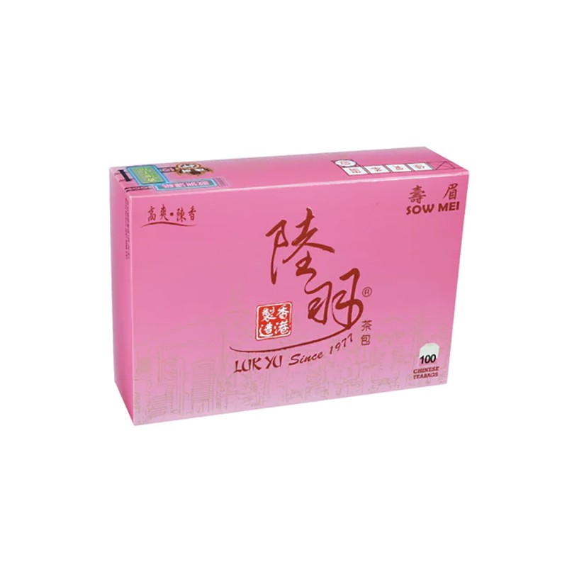 陸羽 中國茶包 壽眉 100片