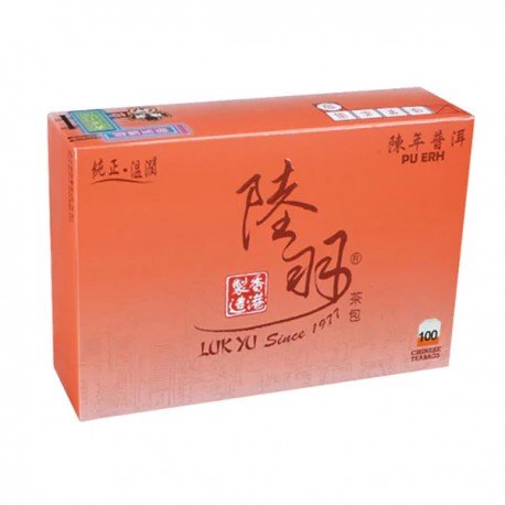 陸羽 中國茶包 普洱 100片