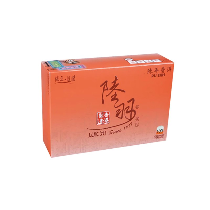 陸羽 中國茶包 普洱 100片