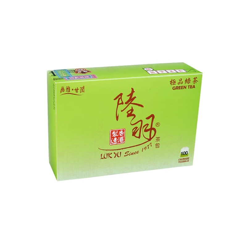 陸羽 中國茶包 雲南綠茶 100片