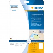 Herma 4375 超級標籤 A4 210毫米x297毫米 25個 磨砂透明 