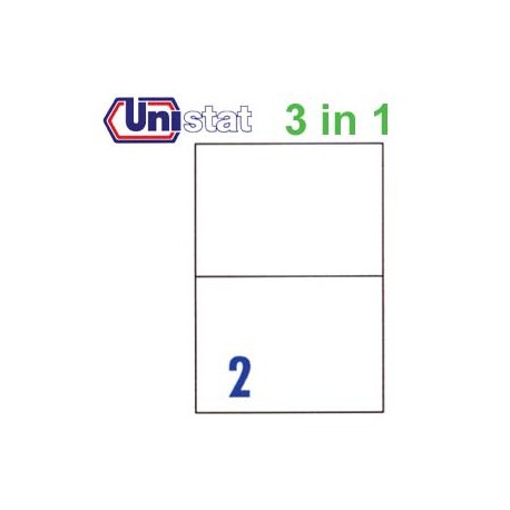 Unistat U4282 多用途標籤 A4 210毫米x148毫米 200個 白色