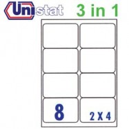 Unistat U4269 Multipurpose Labels A4 99.1mmx67.7mm 800's White