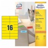 Zweckform 3455 Multipurpose Labels A4 105mmx37mm 1600's Yellow