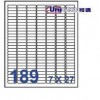 Unistat U4344 Multipurpose Labels A4 25.4mmx10mm 18900's White