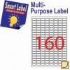 Smart Label 2604 Multipurpose Labels A4 22mmx12mm 16000's White