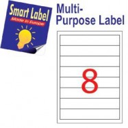 Smart Label 2577 多用途標籤 A4 192毫米x34毫米 800個 白色