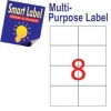 Smart Label 2571 Multipurpose Labels A4 105mmx74mm 800's White