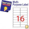 Smart Label 2555 Multipurpose Labels A4 99.1mmx33.9mm 1600's White