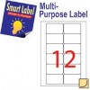 Smart Label 2541 Multipurpose Labels A4 78.7mmx46.5mm 1200's White