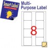 Smart Label 2539 Multipurpose Labels A4 70mmx71.9mm 800's White