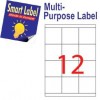 Smart Label 2538 Multipurpose Labels A4 70mmx67.7mm 1200's White