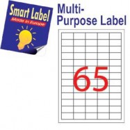 Smart Label 2504 Multipurpose Labels A4 38mmx21.2mm 6500's White