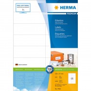 Herma 4462 Premium Labels A4 105mmx37mm 1600's White