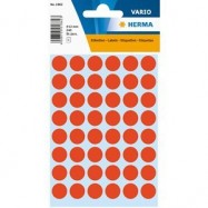 Herma 1862 Round Labels 12mm 240's Red