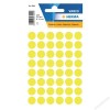 Herma 1854 Round Labels 12mm 240's Luminous Yellow