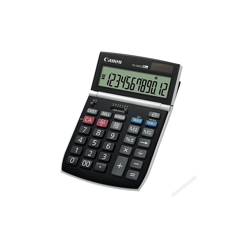 Canon TS-120TS Desktop 12 digit Calculator with Tax and Cost/Sell/Margin Calculations