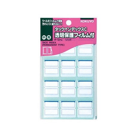 Kokuyo TA121B Tack Index Label Blue