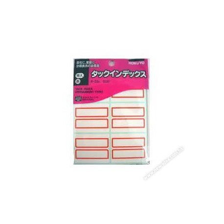 Kokuyo TA23R Tack Index Label Red