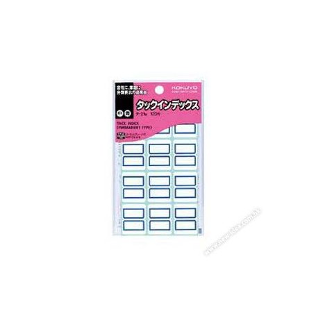 Kokuyo TA21B Tack Index Label Blue