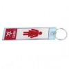 Toilet Key Tag For Ladies 2.25"x7"