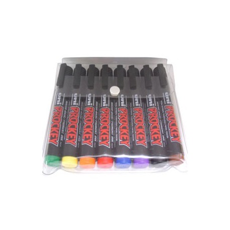 Uni PM-126 Prockey Marker Set 8 Colors
