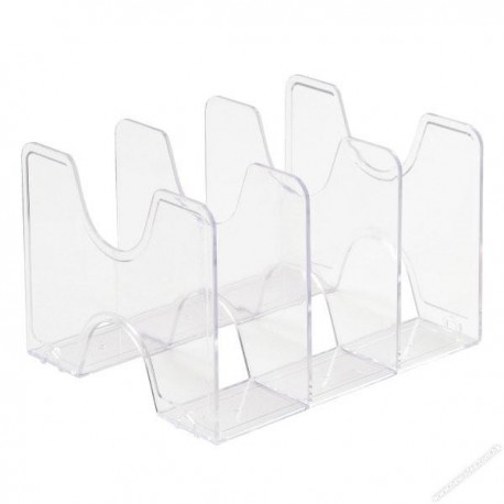 Nakabayashi Capaty E9 Book Rack 3-Drawer Clear