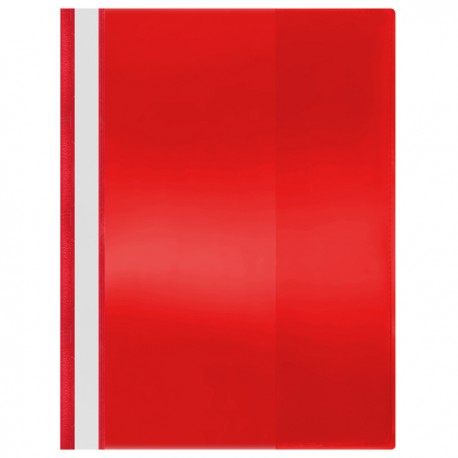 LW350 透明封面膠質文件套 F4 紅色