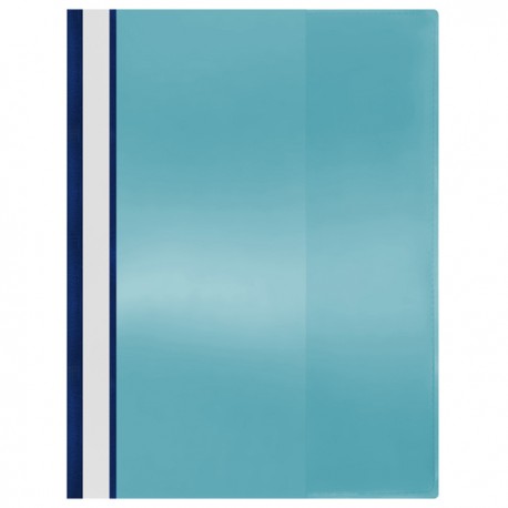 LW350 透明封面膠質文件套 F4 藍色