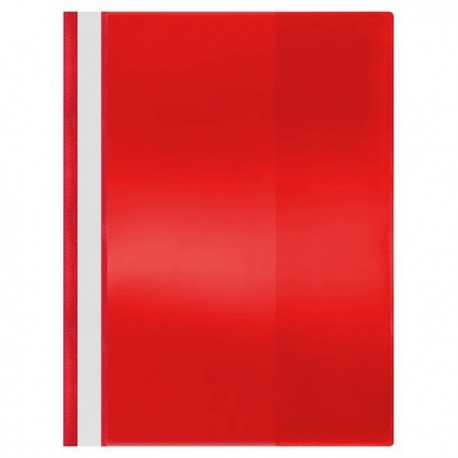 LW320 透明封面膠質文件套 A4 紅色