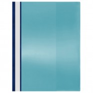 LW320 透明封面膠質文件套 A4 藍色