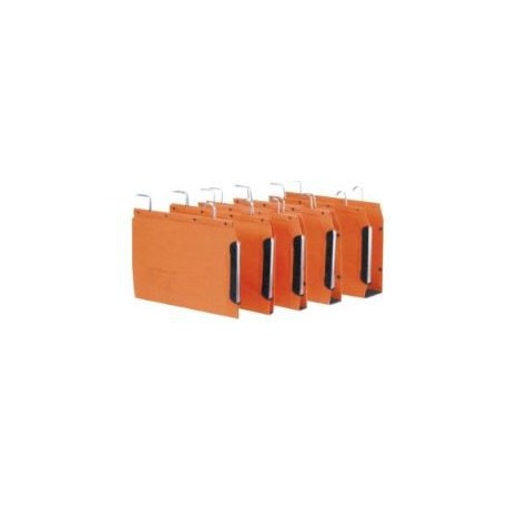Oblique TUB-V250 Rails Hanging File 50mm Orange 25's