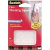 3M Scotch 859 Removable Mounting Squares 11/16"x11/16" 35's Clear