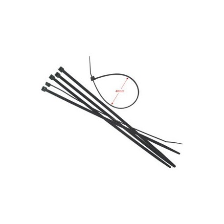 Cable Tie 6"x3mm 100's Black