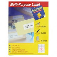 Smart Label 2598 Multipurpose Labels A4 90mmx18mm 3000's White