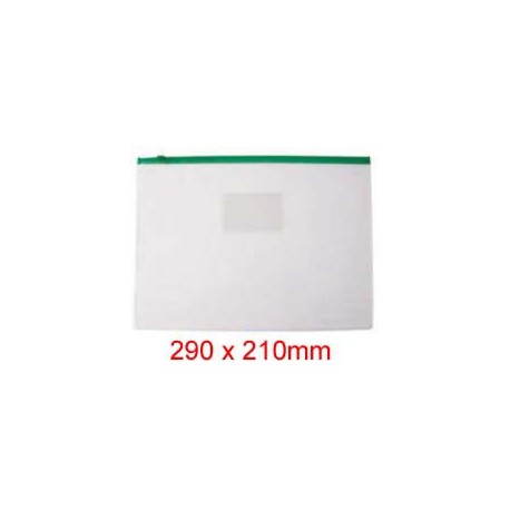 Zipper Clear Bag 290mmx210mm B5