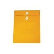Expandable Envelope w/String 7"x10"x1.5" Golden Yellow