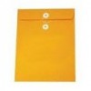 Expandable Envelope w/String 7"x10"x1.5" Golden Yellow